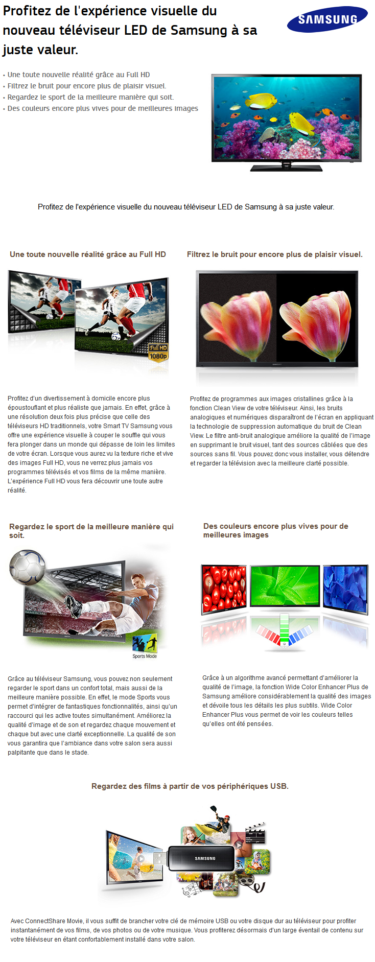 Acheter Samsung TV SLIM Série 5 LED Full HD 42'' Maroc