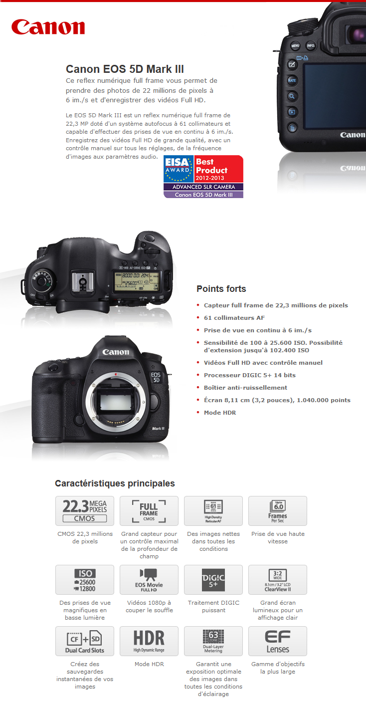 Déclencheur Remote Câble Pour Canon EOS - Connecteur N3, 3.5mm Jack, Compatible R3, R5, 5D, 6D, 7D