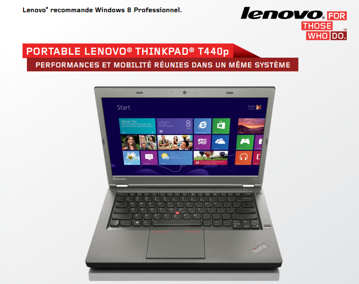 Acheter Ordinateur portable Lenovo ThinkPad T440p (20AN007MFE) Maroc