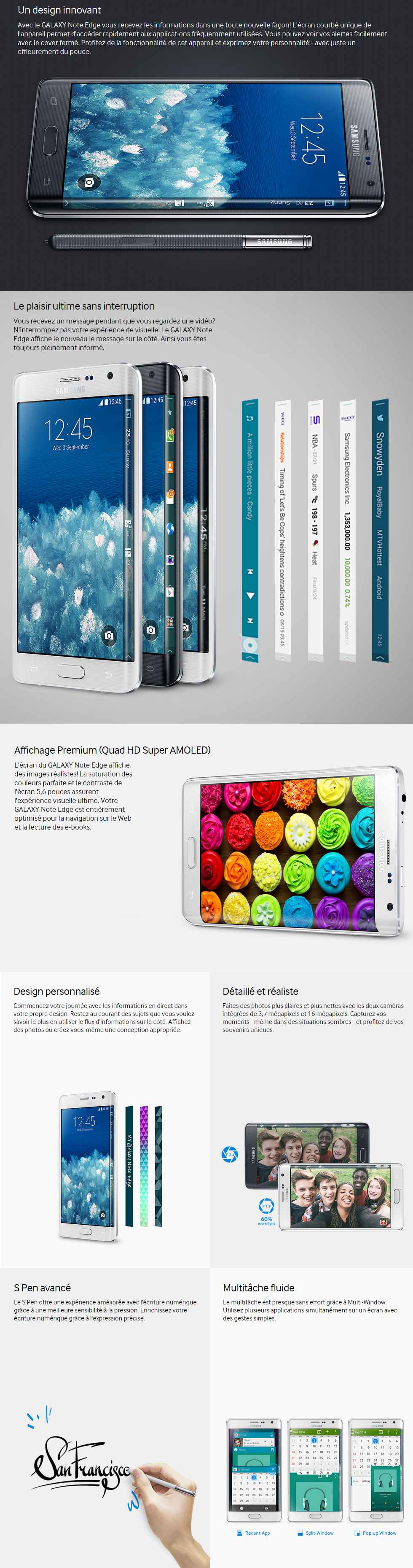 Acheter Samsung GALAXY Note 4 Edge Maroc