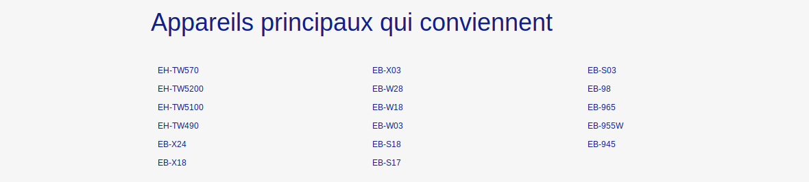 Acheter Epson ELPLP78  Lampe de remplacement d'origine pour Epson EB-S17/18/X18/20/24 Maroc