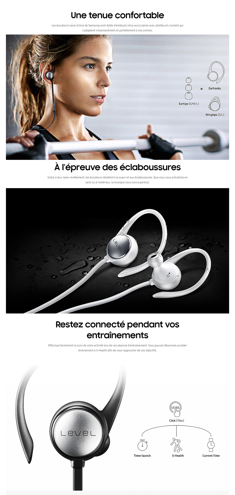 Acheter Écouteurs Samsung Bluetooth Level Active Maroc