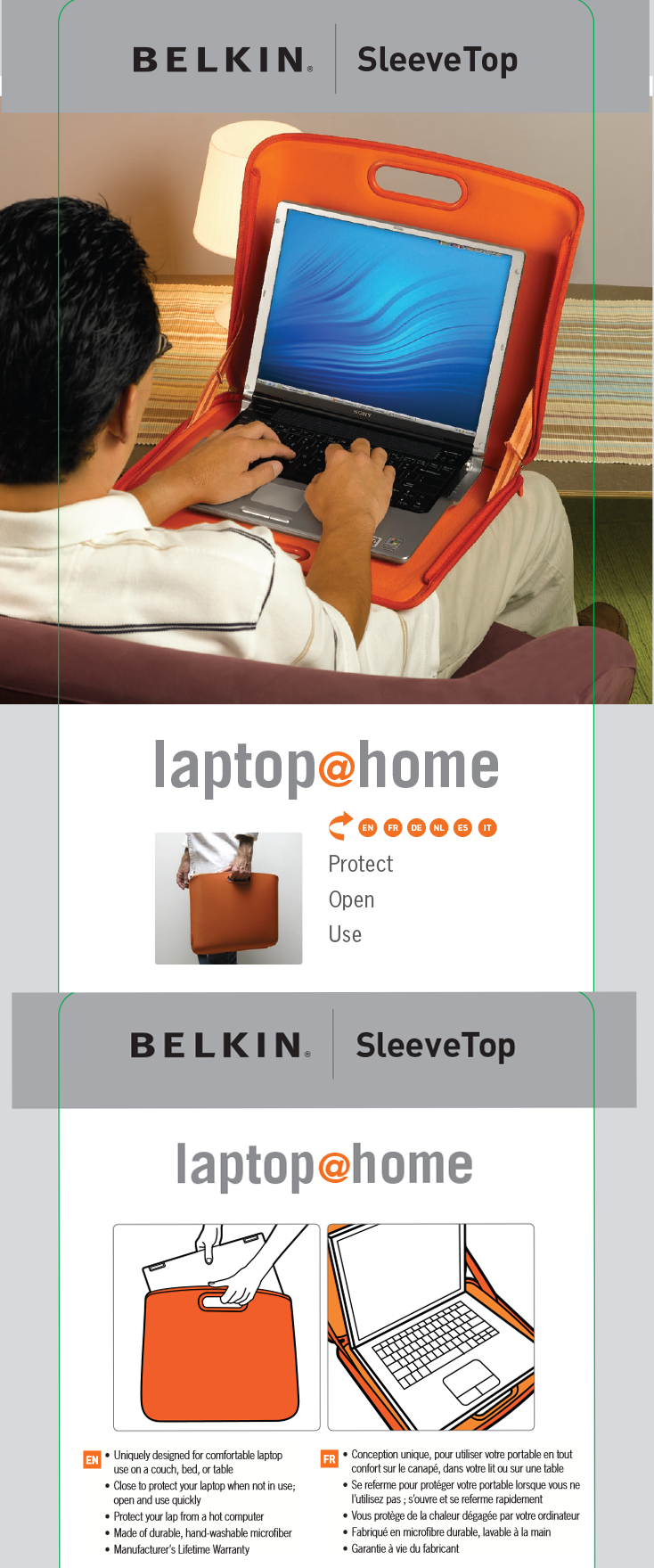Acheter SleeveTop Belkin pour ordinateur portable 15,4" Maroc