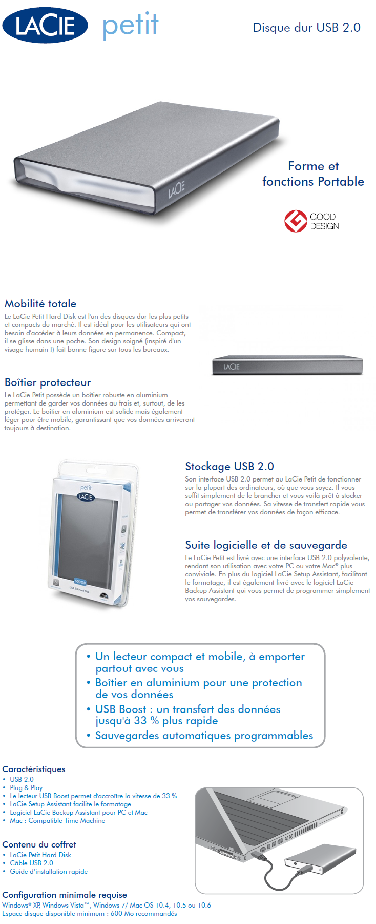 Acheter LaCie Petit Hard Disk - 320 GB Maroc