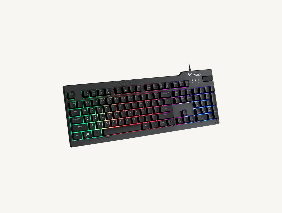Clavier gaming filaire rétroéclairé Rapoo V50S