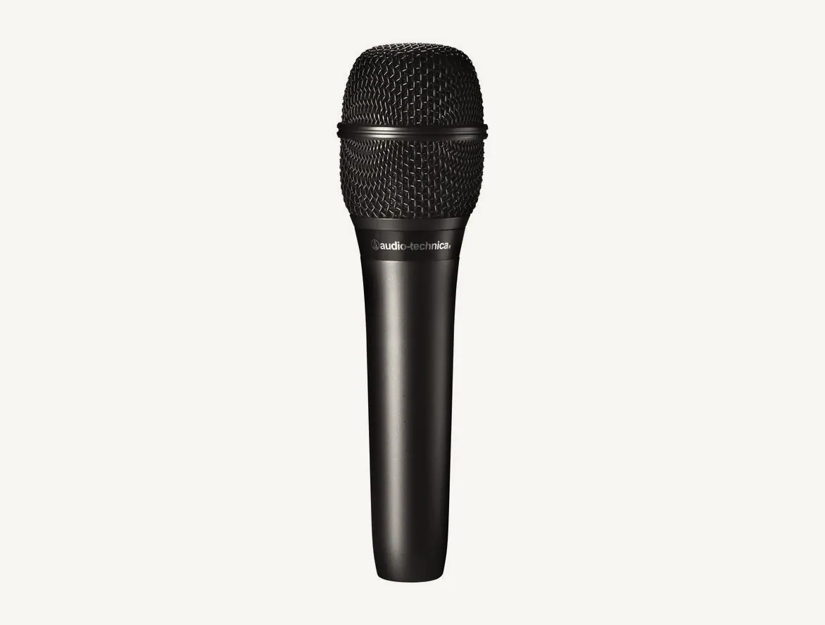 Micro à main à condensateur Audio-Technica AT2010, corps noir et grille