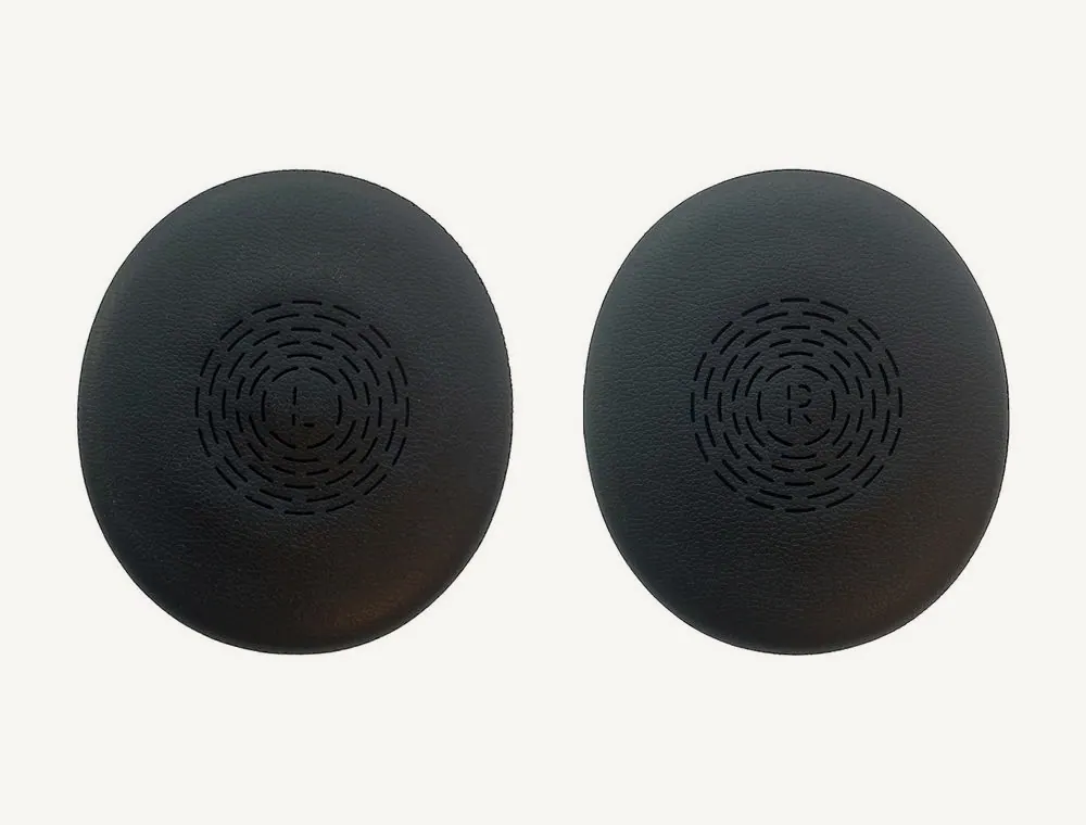 Paire de coussinets Jabra noirs pour Evolve2 65 Flex, marqués L et R au centre