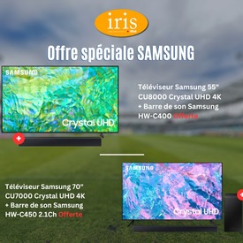 Vivez la CAN en Grand avec Samsung : Achetez une TV et Recevez un Home Cinéma en Cadeau ! 🏆⚽️🏆

Livraison rapide partout au Maroc.

➡️ https://shorturl.at/kryG4

#CAN #Samsung #Maroc #TV #iris.ma